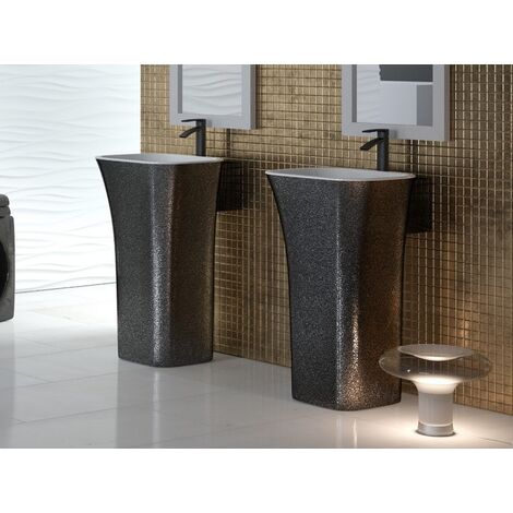 Vasque sur pieds graphite GLAM ASSOS