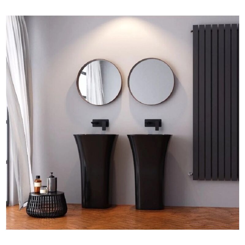 Vasque sur pieds noir brillant assos