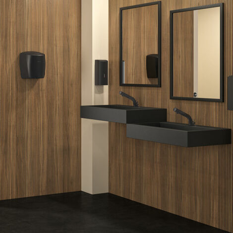 Vasque Suspendue - Rectangulaire - 70 cm - Inox Noir - AQUEDUTO