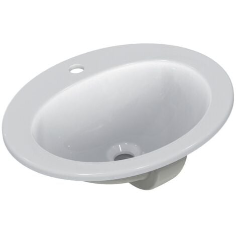 Vasque Ulysse en céramique avec Trop-Plein 56X46cm Blanc - Idéal Standard