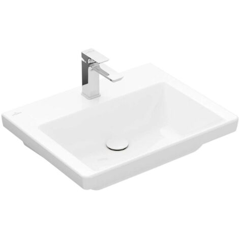 Vasque Villeroy &amp Boch Subway 3.0, 1 trou pour robinetterie,