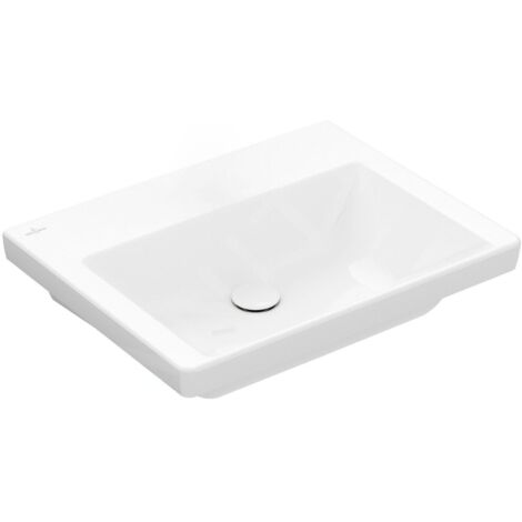 Vasque Villeroy &amp Boch Subway 3.0, rectangulaire, sans