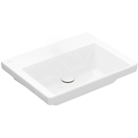 Vasque Villeroy &amp Boch Subway 3.0, sans trou pour robinet,