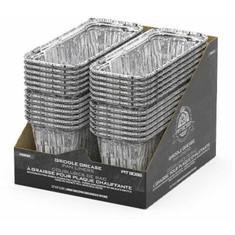 Vassoi Raccogligrasso in Alluminio per Ultimate Plancha 5 Fuochi Pit Boss Confezione 6PZ - 40970