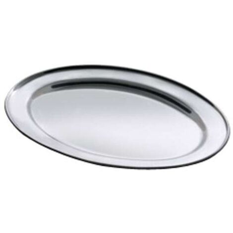 Vassoio Acciaio 18/C Ovale Cm 50X35 Salvi