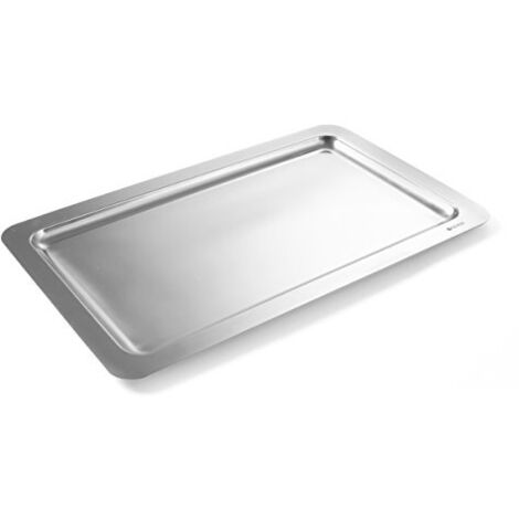 Vassoio da esposizione, piatto portavivande con bordo liscio GN1/1, altezza 10mm - Hendi 807705