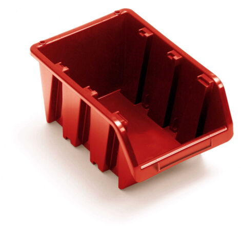 Vassoio da officina 8x6x11,5cm Rosso pratico e resistente