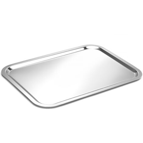 Vassoio espositivo in acciaio inossidabile 395 x 283 mm - Hendi 871829