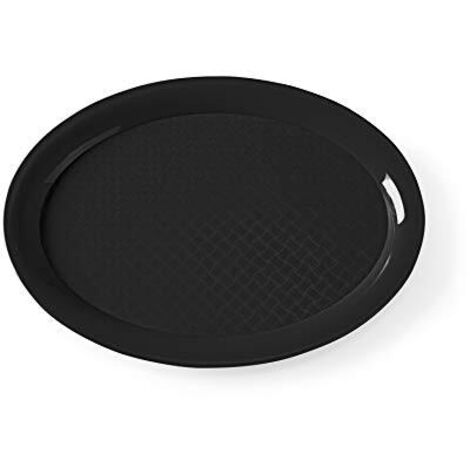 Vassoio Fast Food Ovale 26,5x19,5cm - Nero