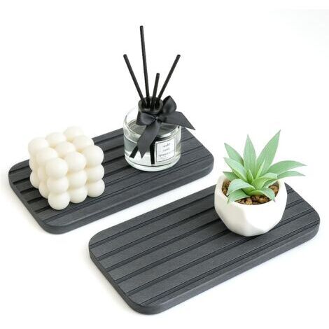 Vassoio in pietra diatomite per lavello da cucina, bagno, vassoio da piano di lavoro in terra diatomacea, pietra assorbente d'acqua, dispenser di sapone ad asciugatura rapida, supporto