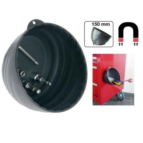 Vassoio magnetico porta minuterie ciotola con magneti x viti bulloni 150 MM