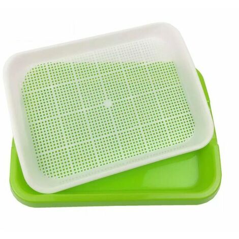 Vassoio per la germinazione dei semi a doppio strato fuori suolo per la coltura idroponica Forniture da giardino Piatto di Petri per la casa