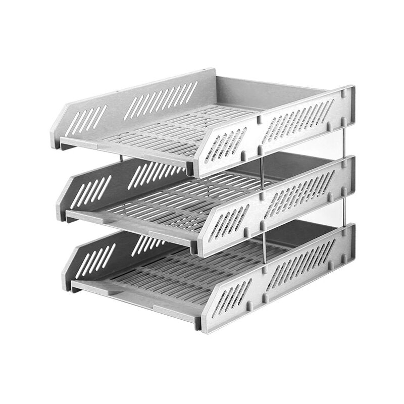 Vassoio per lettere in plastica a 3 livelli