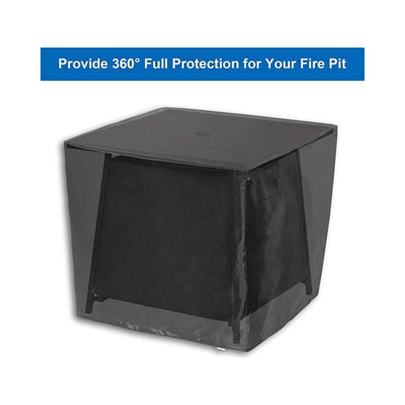 18 Size Fire Pit Cover, Firepit Cover Square