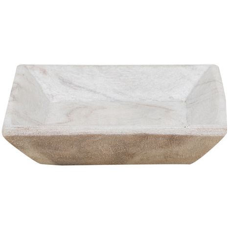 Vassoio portaoggetti da tavolo 24x24x6 cm Vassoio marmo centrotavola moderno Svuotatasche ingresso