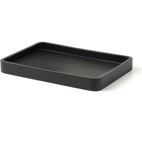 Vassoio portaoggetti d’appoggio in resina BR06 Gedy serie BRENDA Nero