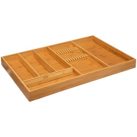 Vassoio portaposate tidy smart bamboo a 3 scomparti  - 5five