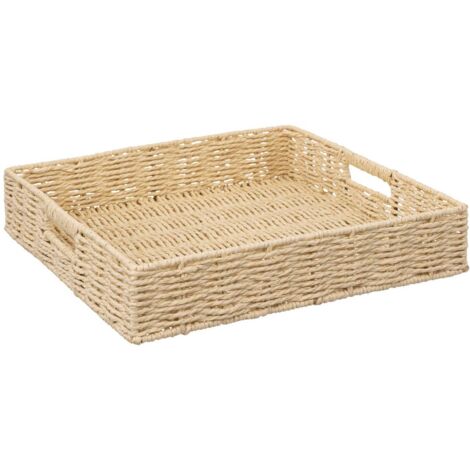 Vassoio quadrato kord 35cm beige - 5five
