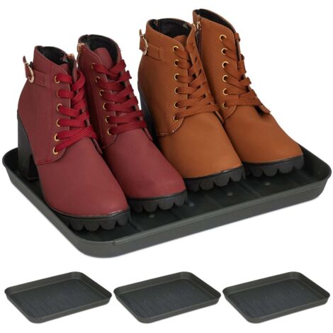 Vassoio raccogligocce per scarpe - set da 4