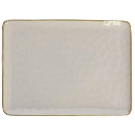 VASSOIO RETTANGOLARE 36X26,5 CM GRIGIO PERLA CONCERTO