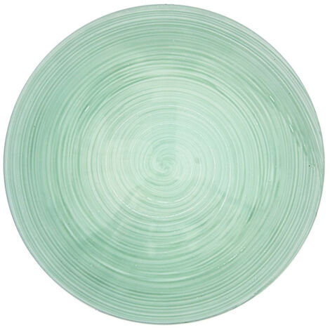 Vassoio rotondo color menta, vassoio decorativo sottopiatto, decorazione da tavolo, 33 cm