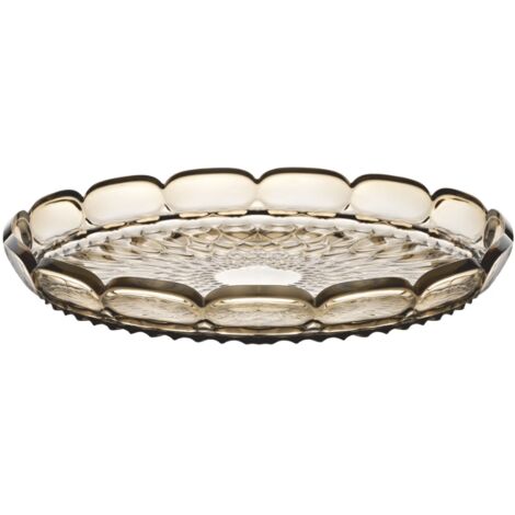 VASSOIO TONDO PICCOLO VANITY - Fumo