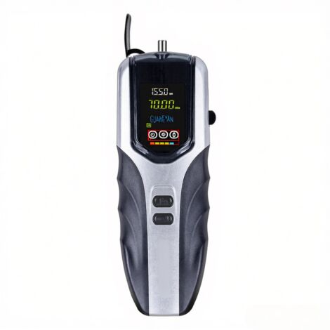 Vatímetro óptico portátil recargable para fibra óptica, con pantalla LCD, compatible con 7 longitudes de onda de prueba e indicador LED.