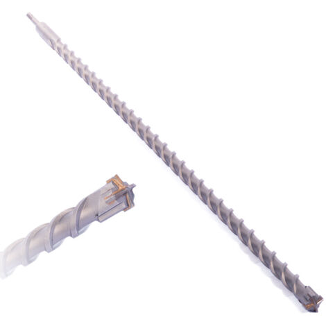 Vaunt SDS+ Plus Endurance Cross Tip Drill Bit 25mm x 1000mm 1M Long Masonary Bit