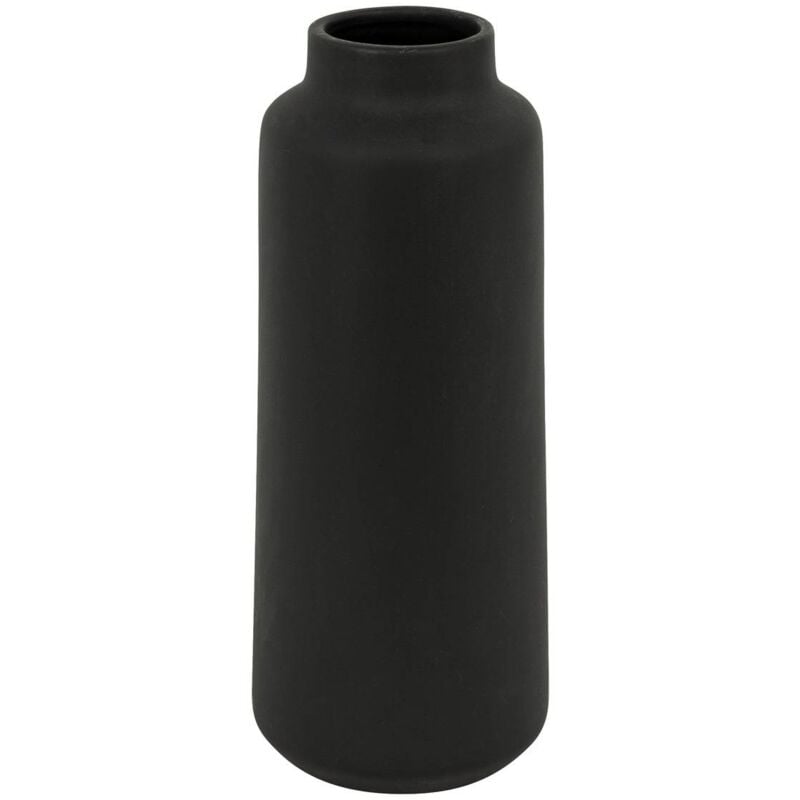 Vase céramique Rily noir H.30 cm Atmosphera créateur d'intérieur