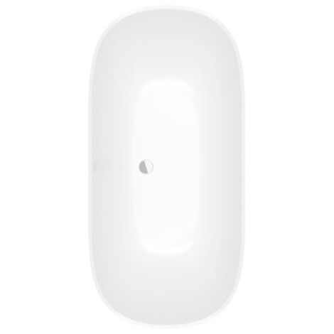 VB Baignoire Antheus 1550x750x632mm Autonome Pierre Blanche