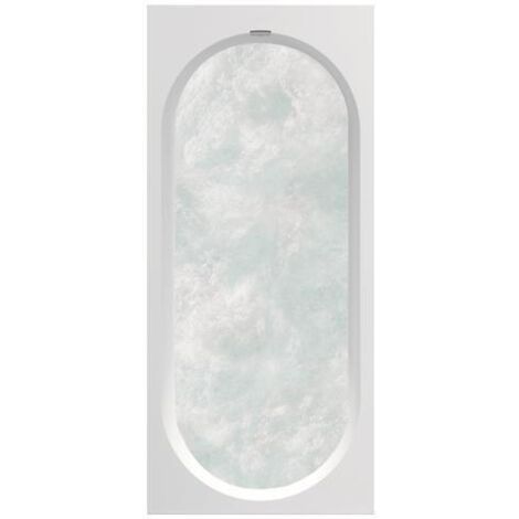 VB Baignoire Oberon 2.0 181 1800x800x 625mm rectangulaire avec système AE TP1 Blanc Alpin