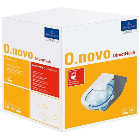 V&B Combi-Pack O.NOVO DirectFlush m WWC t DirectFl u abattant we C +