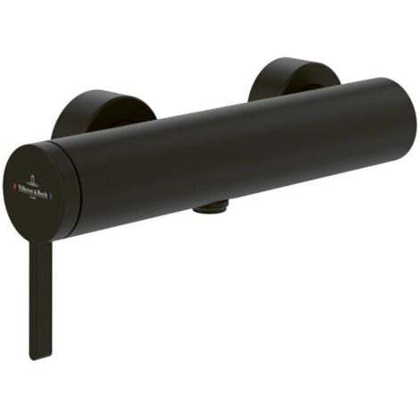 V&B Einhebel-Duscharmatur Dawn m Rückflussschutz, Wandmont., matt black