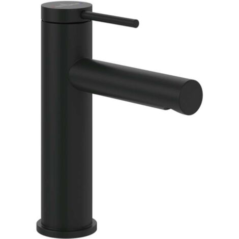 VB Einhebel-WT-Armatur Loop&Friends 38x166x145mm o Ablaufgarnitur Matt Black