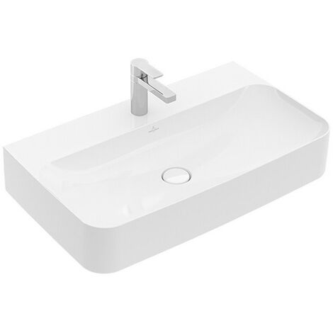 V&B FINION lavabo rivestito troppopieno ViFlow 800x470mm sabbiato we C +