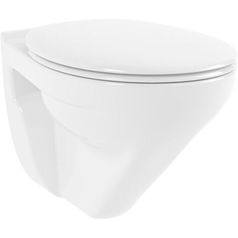 V&B Gustavsberg WC-Sitz Saval 2.0 weiß, Scharniere verchromt