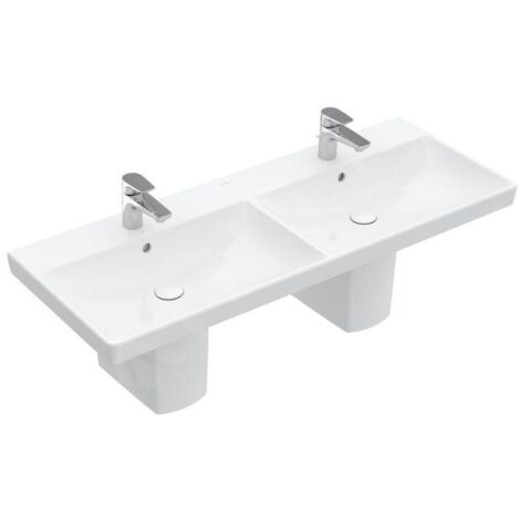 V&B Schrank-Doppelwaschtisch AVENTO 1200x470x160mm m ÜL Sto wh CeramicPlus