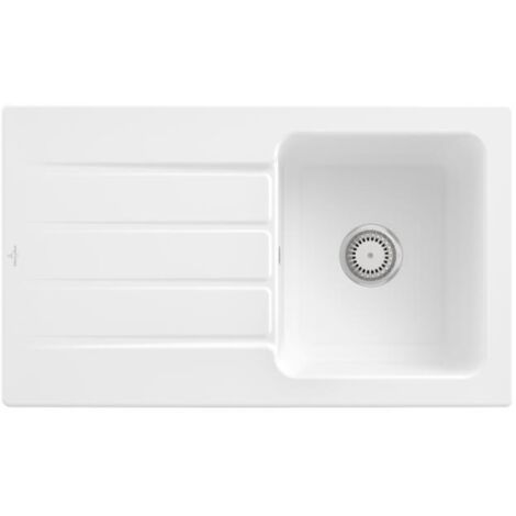 V&B Spüle ARCHITECTURA 50 860x510mm Handbetätigung stone white