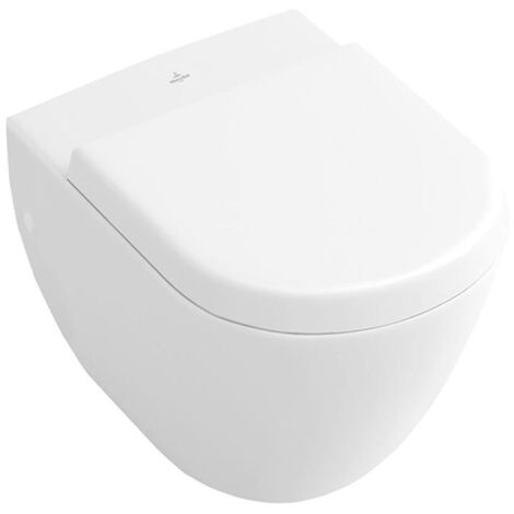 V&B Wand-Tiefspül-WC Subway compact 6604 10 R1 weiß/Ceramic Plus