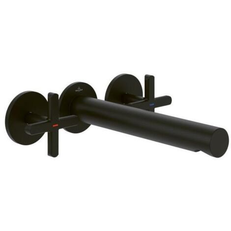 VB Waschtischauslauf-Set Loop&Friends 12 60x60x225mm o. Ablaufgarn. Matt Black