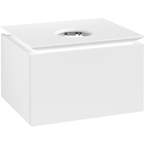 V&B Waschtischunterschrank Legato 60x38x50cm, WT mittig, White Matt