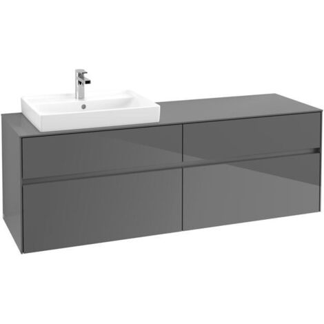 VB WTUS Collaro C022B0 1600x548x500mm avec 4 éléments. WT en gris brillant
