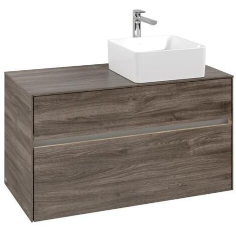 VB WTUS Collaro C040B0 1000x548x500mm avec 2 compartiments WT en pierre chêne