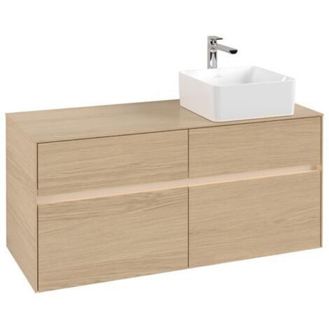 VB WTUS Collaro C043B0 1200x548x500mm m. Bel. 4 Ausz. WT re Nordic Oak