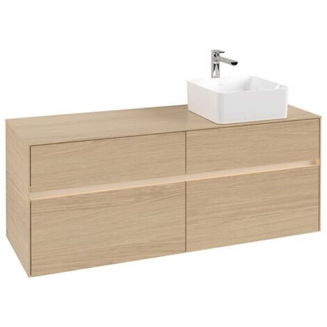 VB WTUS Collaro C047B0 1400x548x500mm avec 4 tiroirs WT en chêne nordique