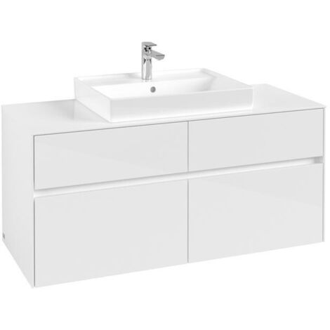 VB WTUS Collaro C08100 1200x548x500mm 4 pièces WT m.tig Blanc brillant