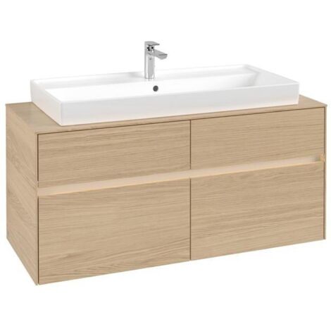 VB WTUS Collaro C091B0 1200x548x500mm avec 4 tiroirs WT finition Chêne Nordique