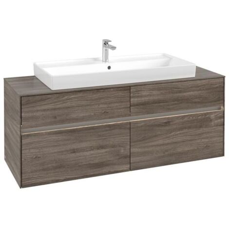 VB WTUS Collaro C092B0 1400x548x500mm avec 4 tiroirs WT en bois Stone Oak