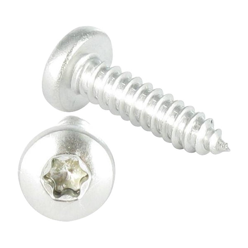 Vis Express - Vis tôle Tête cylindrique large tcl 4.8X16 Inox A2 torx T25-1000 pièces