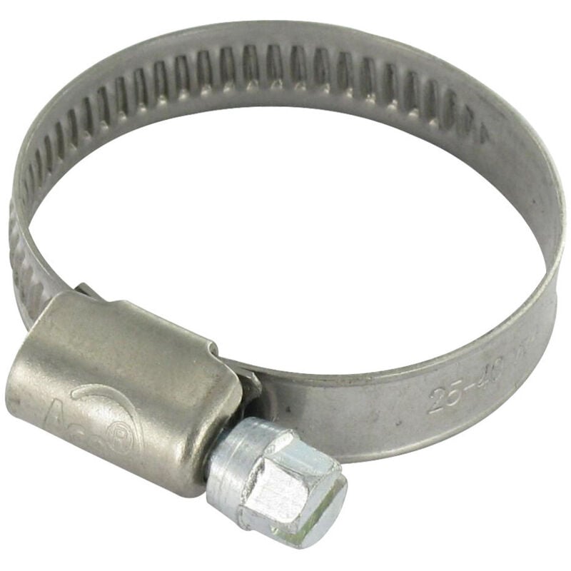 Collier Inox W4 Diamètre 90A110 largeur de la bande 9 Vis Acier zingué-20 pièces